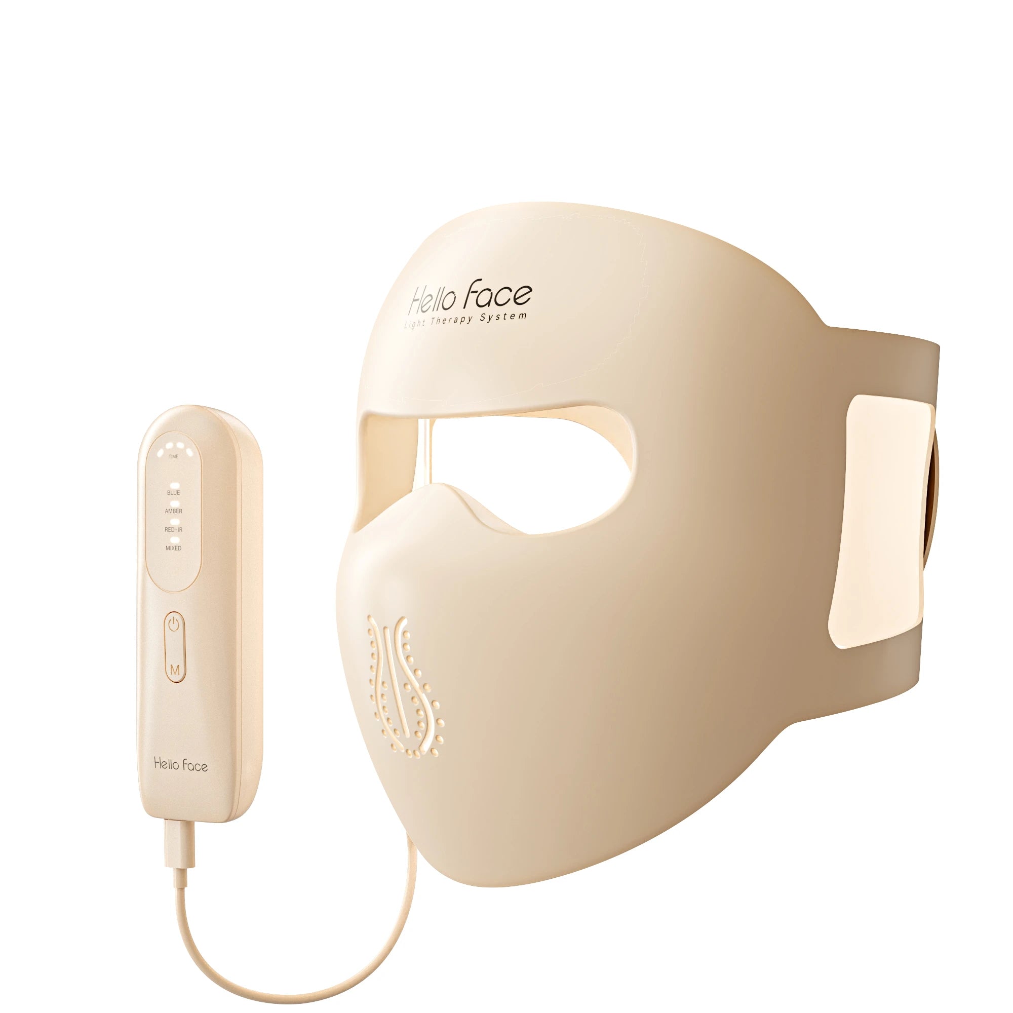 M300 4D LED Face Mask, Silicone Frame Skin-Friendly Material